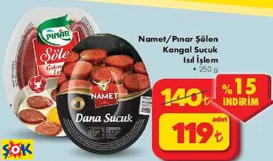 NAMET/PINAR ŞÖLEN KANGAL SUCUK ISIL İŞLEM